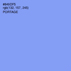 #849DF5 - Portage Color Image