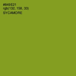 #849E21 - Sycamore Color Image