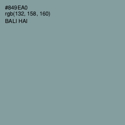 #849EA0 - Bali Hai Color Image