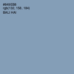 #849EB8 - Bali Hai Color Image