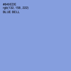 #849EDE - Blue Bell Color Image