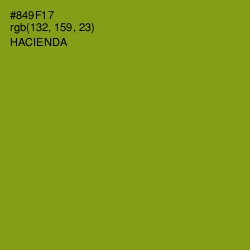 #849F17 - Hacienda Color Image