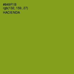 #849F1B - Hacienda Color Image