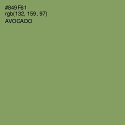 #849F61 - Avocado Color Image