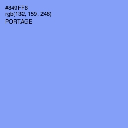 #849FF8 - Portage Color Image