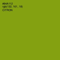 #84A112 - Citron Color Image