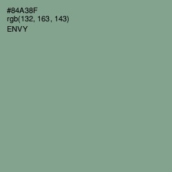 #84A38F - Envy Color Image