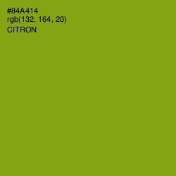 #84A414 - Citron Color Image