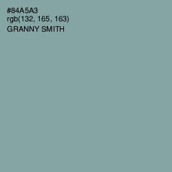 #84A5A3 - Granny Smith Color Image