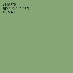 #84A775 - Olivine Color Image