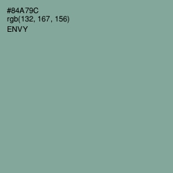 #84A79C - Envy Color Image