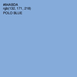 #84ABDA - Polo Blue Color Image