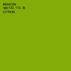 #84AC09 - Citron Color Image