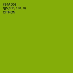 #84AD09 - Citron Color Image