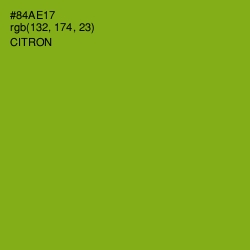 #84AE17 - Citron Color Image