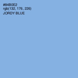 #84B0E2 - Jordy Blue Color Image