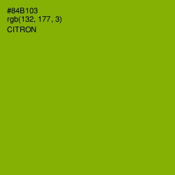 #84B103 - Citron Color Image