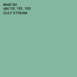 #84B7A0 - Gulf Stream Color Image