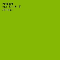 #84B805 - Citron Color Image