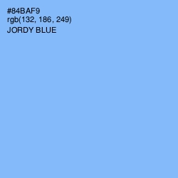 #84BAF9 - Jordy Blue Color Image