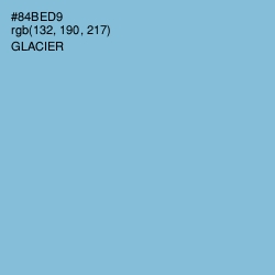 #84BED9 - Glacier Color Image