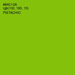 #84C10A - Pistachio Color Image