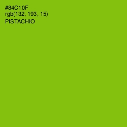 #84C10F - Pistachio Color Image