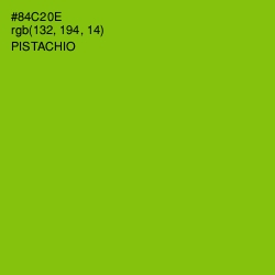 #84C20E - Pistachio Color Image