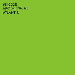 #84C22E - Atlantis Color Image