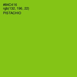 #84C416 - Pistachio Color Image