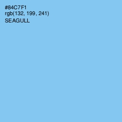 #84C7F1 - Seagull Color Image