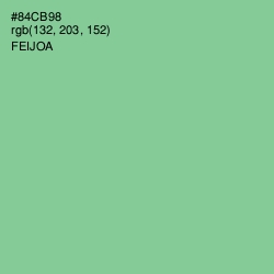 #84CB98 - Feijoa Color Image