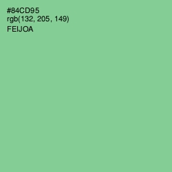 #84CD95 - Feijoa Color Image