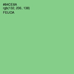 #84CE8A - Feijoa Color Image