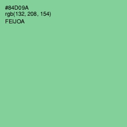 #84D09A - Feijoa Color Image