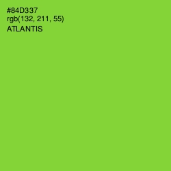 #84D337 - Atlantis Color Image