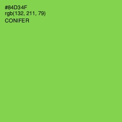 #84D34F - Conifer Color Image