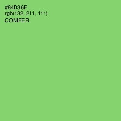 #84D36F - Conifer Color Image