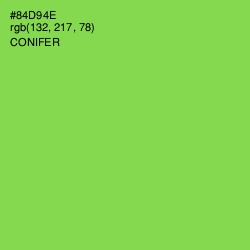 #84D94E - Conifer Color Image