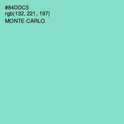 #84DDC5 - Monte Carlo Color Image