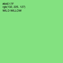 #84E17F - Wild Willow Color Image