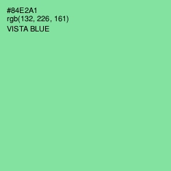 #84E2A1 - Vista Blue Color Image