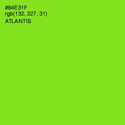 #84E31F - Atlantis Color Image