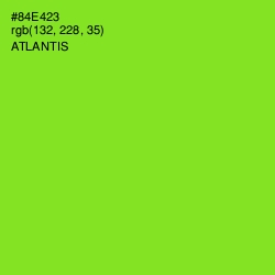 #84E423 - Atlantis Color Image