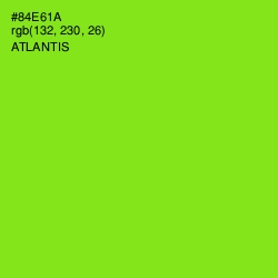 #84E61A - Atlantis Color Image