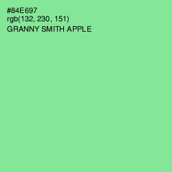 #84E697 - Granny Smith Apple Color Image