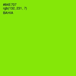 #84E707 - Bahia Color Image