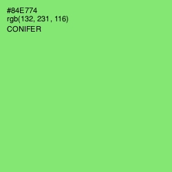 #84E774 - Conifer Color Image