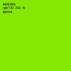 #84E804 - Bahia Color Image