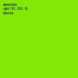 #84E805 - Bahia Color Image
